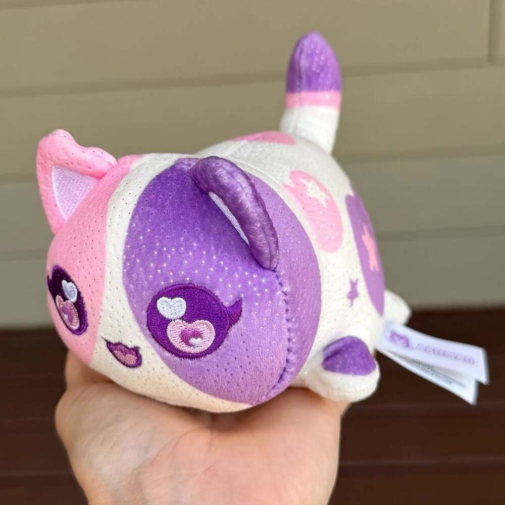 Aphmau MeeMeows Glitter Edition Mystery Cat Plush Pink & Purple Litter 1